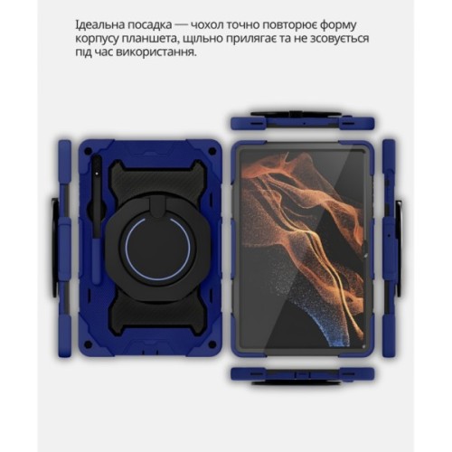 Чохол до планшета BeCover Stand Samsung Galaxy Tab S10 FE Plus (SM-X620/SM-X626) 13.1" Blue (714565)