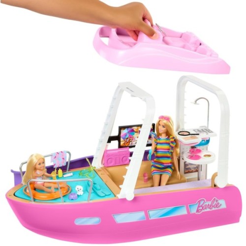 Ігровий набір Barbie Катер мрії Barbie (HJV37)