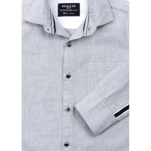 Сорочка дитяча Breeze з лампасами (G-336-140B-gray)