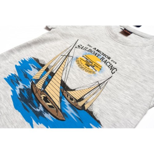 Піжама дитяча Vitmo з парусником (23094-92B-gray)