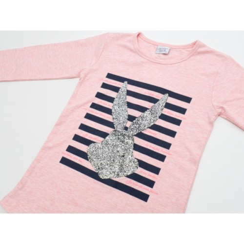 Кофта дитяча Breeze із зайчиком (9710-140G-pink)