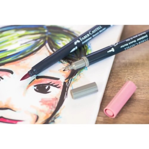 Художній маркер Faber-Castell набір двосторонніх Goldfaber Gofa Sketch Markers Portrait, 6 кольорів (32550)