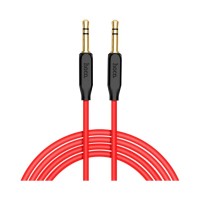 Кабель мультимедійний 3.5mm M to 3.5mm M 1.0m Black HOCO (6957531079293)