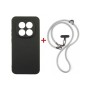 Чохол до мобільного телефона Dengos Case + Cross-body Strap Xiaomi Redmi Note 15 Pro 5G Black+Grey (DG-KM-CCRB-41)