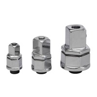 Адаптер для інструменту Alloid на ключ, тріскачковий 1/4",3/8",1/2", 3шт. (NP-0581)