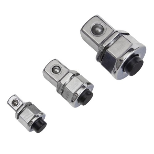 Адаптер для інструменту Alloid на ключ, тріскачковий 1/4",3/8",1/2", 3шт. (NP-0581)