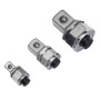 Адаптер для інструменту Alloid на ключ, тріскачковий 1/4",3/8",1/2", 3шт. (NP-0581)