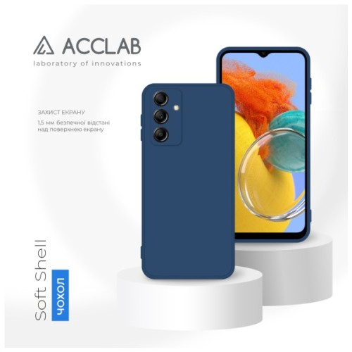 Чохол до мобільного телефона ACCLAB SoftShell Samsung Galaxy M14 5G Light Blue (1283126586958)