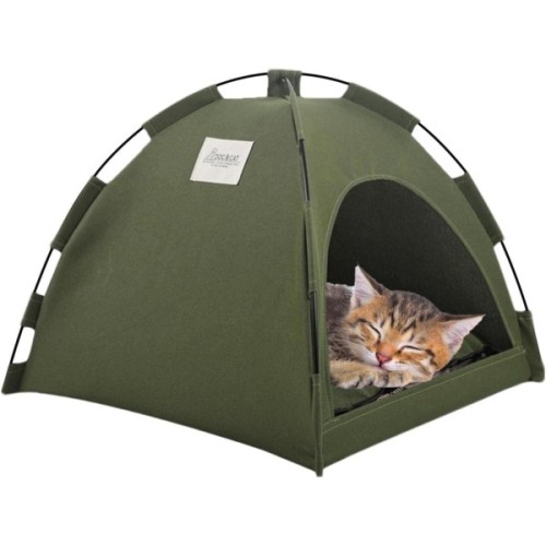 Будиночок для тварин Lapka Намет зелений (LPK-01)