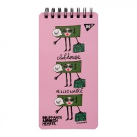 Блокнот Yes 80x160 60 аркушів на спиралі BBH клітинка (151877)