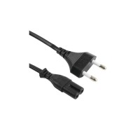 Кабель живлення C7 1.5m 0.5mm2 Merlion (PC-184/2 CEE7/16-C7-CCA15)