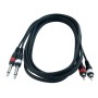 Інсертний кабель RockCable Patch Cable - 2 x RCA to 2 x TS Jack (1.5m) (RCL 20932 D4)
