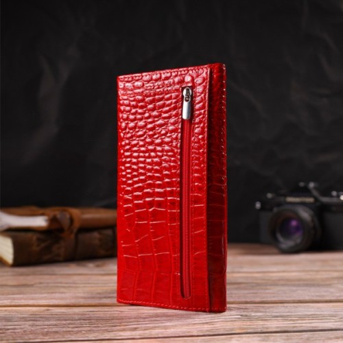 Портмоне Canpellini З натуральної шкіри Червоне (21699)