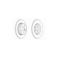 Гальмівний диск FERODO DDF963C