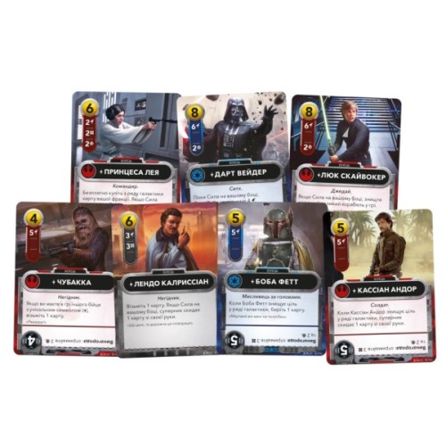 Настільна гра Geekach Games Зоряні війни. Колодобудівна гра (Star Wars: The Deckbuilding Game) (укр.) (GKCH168SW)