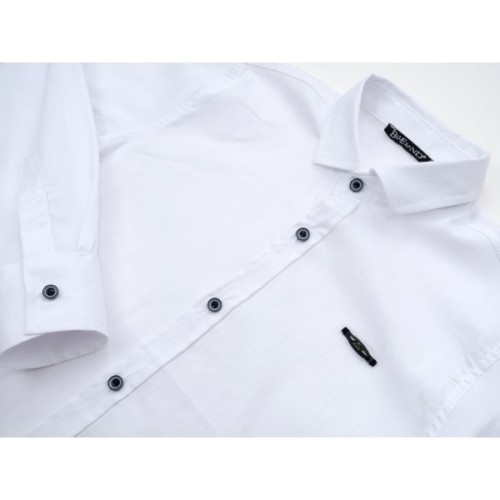 Сорочка дитяча Blueland з довгим рукавом (10680-158B-white)