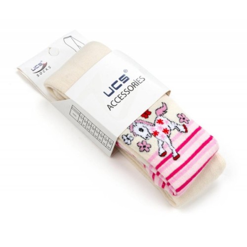Колготки дитячі UCS Socks з поні (M0C0301-0860-98G-beige)