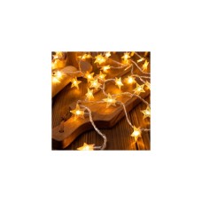 Гірлянда Voltronic Зірочки теплий білий, 40 шт, 6 м., прозрора 3*АА (GirlStar-40LED-6m)