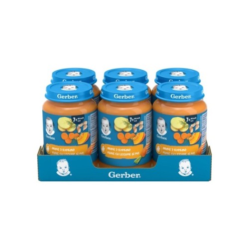 Дитяче пюре Gerber Овочі з куркою з 7 місяців 190 г (1227384)