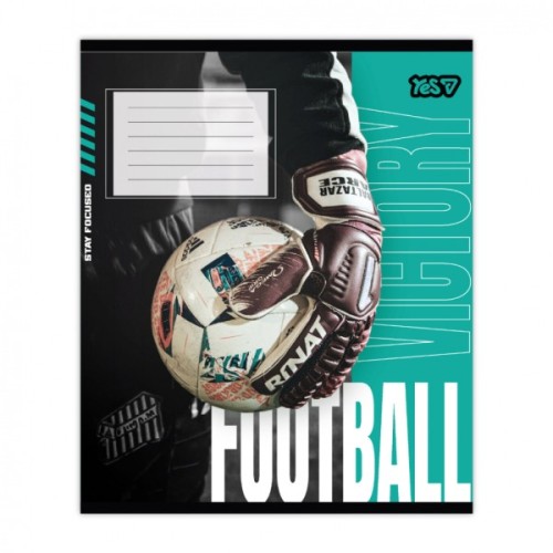 Зошит Yes Football energy А5 24 аркушів клітинка (768798)