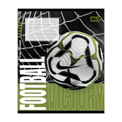 Зошит Yes Football energy А5 24 аркушів клітинка (768798)