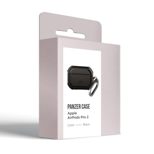 Чохол для навушників Armorstandart Panzer For Apple Airpods Pro 2 Black (ARM82750)