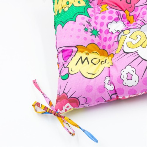 Подушка на стілець MirSon Бязь 17-0512 Bombs pink 40х40 см (2200006185581)