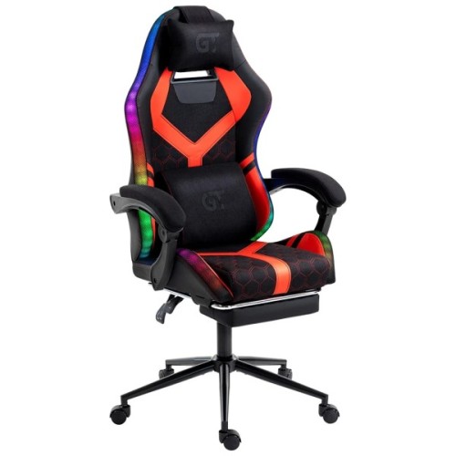 Крісло ігрове GT Racer X-2336 Black/Red (X-2336 Black/Red RGB)
