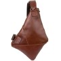 Сумка Grande Pelle Шкіряна через плече Коричнева (11358)