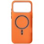 Чохол до мобільного телефона Armorstandart LikeCarbon2 SE MagCase Apple iPhone 17 Pro Max Kevlar Orange Rose Gold (ARM89169)