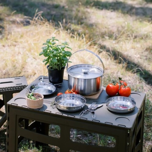Туристичний стіл Tribe Camp Table High пластиковий Olive (T-EF-0004-olive)