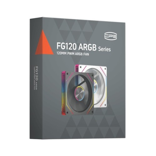 Кулер до корпусу PcCooler Вентилятор реверсний PCCOOLER FG120R ARGB BK чорний для корпусу 1 (FG120R ARGB BK)
