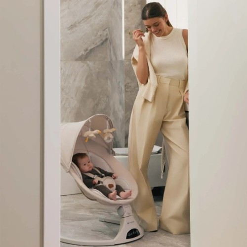 Крісло-гойдалка Kinderkraft Tulsy Gray (5902533926510)