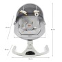 Крісло-гойдалка Kinderkraft Tulsy Gray (5902533926510)