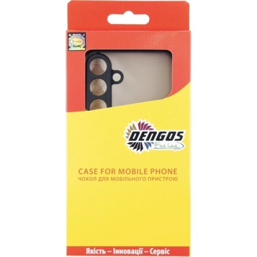Чохол до мобільного телефона Dengos Matte Samsung Galaxy S25 FE Black (DG-TPU-MATT-169)