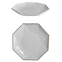 Тарілка Vittora Astra Gold Blanco супова 215 мм (V-215ASG)