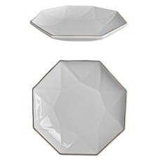 Тарілка Vittora Astra Gold Blanco супова 215 мм (V-215ASG)