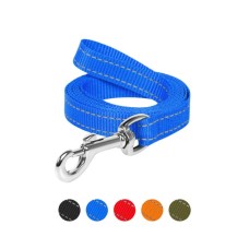 Повідець для собак Dog Extreme з нейлону Ш 14 мм Д 150 см блакитний (04592)