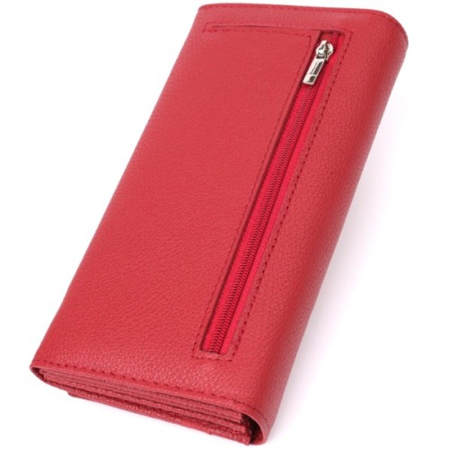 Гаманець ST Leather З натуральної шкіри Червоний (23096)