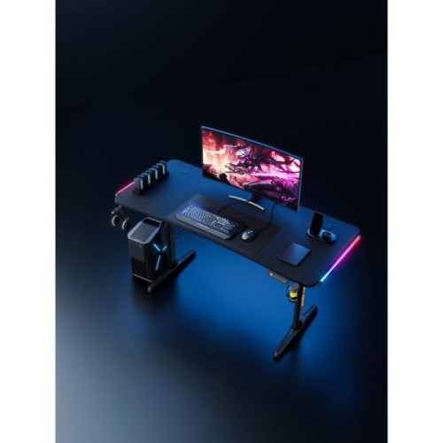 Комп'ютерний стіл Anda Seat Terminator RGB Black (AD-D-DD1-1600L-01-B)