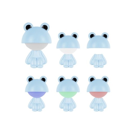 Нічник Kite Світильник LED з акумулятором Cute Froggy, блакитний (K25-316-3-3)