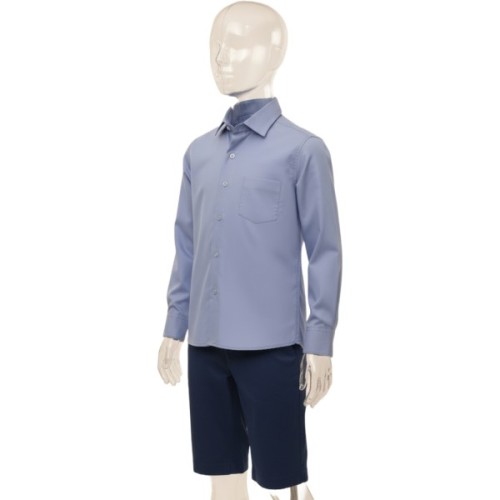 Сорочка дитяча Lakids довгим рукавом (1551-122B-blue)