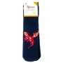 Шкарпетки дитячі Bross махрові з драконом (9898-8-10-blue)
