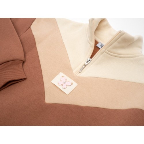 Спортивний костюм дитячий Smile флісовий (4233-128G-brown)