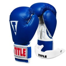 Боксерські рукавички Title Classic Pro Style 3.0 Blue/White 12 oz (CVVTG3 12 BL/WH)