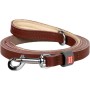 Повідець для котів WAUDOG Classic XXS-XS Ш 12 мм Д 122 см коричневий (60326)