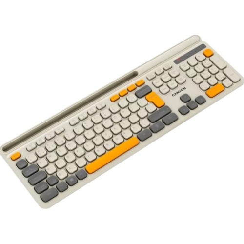 Клавіатура Canyon HKB-W03 Wireless UA Beige (CNS-HKBW03BG)