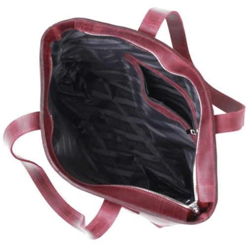 Сумка Shvigel Вінтажна шопер Бордова (16350)