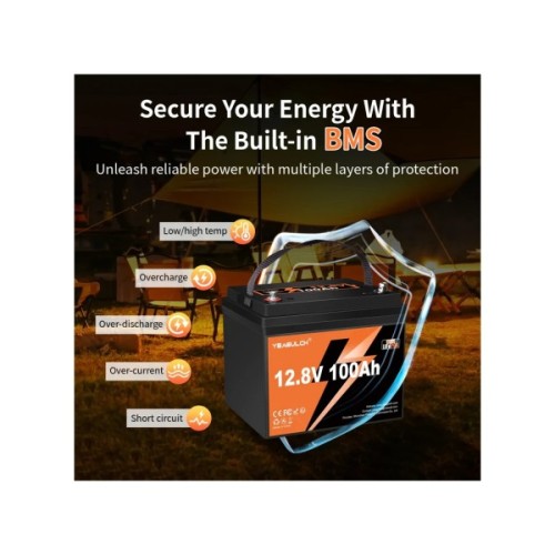 Батарея LiFePo4 YEAGULCH 12.8V 100Ah Mini Max (YEAGULCH-12,8V/100Ah Max)