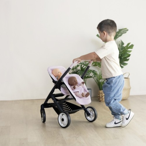 Коляска для ляльок Smoby для двійнят Maxi-Cosi Рожева перлина, 54 х 38, 5 х 64 см, 3+ (7600253221)